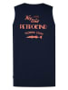 Petrol Top donkerblauw