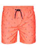 Petrol Badeshorts in Orange
