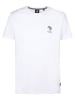 Petrol Shirt in Weiß