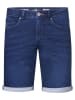Petrol Spijkerbermuda donkerblauw
