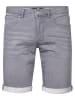 Petrol Jeans-Bermudas in Grau