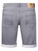 Petrol Jeans-Bermudas in Grau