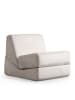 Evila Schlafsessel "Origami" in Grau - (B)70 x (H)70 x (T)100 cm