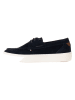 Tommy Hilfiger Leren veterschoenen donkerblauw