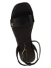 Tommy Hilfiger Leren sandalen zwart