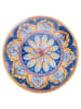Villa d´Este Pizzateller "Scilla" in Blau/ Gelb - Ø 33 cm
