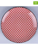 Villa d´Este 6-delige set: dinerborden "Confusion" rood - Ø 26,5 cm