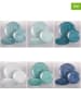 Villa d´Este 18-delig tafelservies "Baita" donkerblauw/turquoise/wit