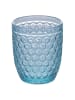 Villa d´Este 6er-Set: Gläser "Ocean" in Blau/ Transparent - 320 ml