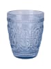 Villa d´Este 6-delige set: glazen "Imperial" blauw/transparant - 300 ml