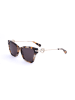 Longchamp Damen-Sonnenbrille in Grau/ Braun