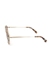 Longchamp Dames zonnebril bruin/lichtblauw