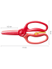 Fiskars Nożyczki w kolorze czerwonym do ćwiczeń - 3+