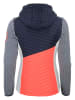 Peak Mountain Tussenjas donkerblauw/oranje/wit