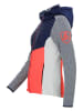 Peak Mountain Tussenjas donkerblauw/oranje/wit