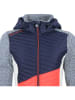 Peak Mountain Tussenjas donkerblauw/oranje/wit
