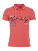 Peak Mountain Koszulka polo w kolorze pomarańczowym