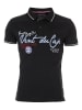 Peak Mountain Poloshirt in Schwarz