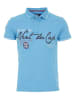 Peak Mountain Poloshirt in Hellblau