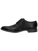 Bugatti Leder-Schnürschuhe in Schwarz