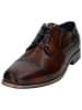 Bugatti Leren veterschoenen bruin