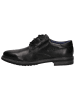 Bugatti Leder-Schnürschuhe in Schwarz