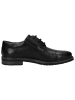 Bugatti Leder-Schnürschuhe in Schwarz
