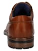 Bugatti Leder-Schnürschuhe in Hellbraun