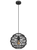 Globo lighting Hängeleuchte "Senni" in Schwarz - (H)120 x Ø 29 cm