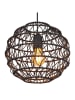 Globo lighting Hängeleuchte "Senni" in Schwarz - (H)120 x Ø 29 cm