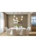Globo lighting Hanglamp "Aleidis" zwart/lichtbruin - (B)67 x (H)120 x (D)33 cm