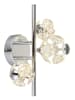 Globo lighting LED-Wandleuchte "Virina" in Silber - (B)41 x (H)27 x (T)33 cm