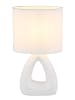 Globo lighting Tischleuchte "Triangle" in Weiß - (B)17 x (H)30 x (T)10 cm