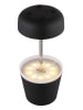 Globo lighting LED-Solarleuchte in Schwarz - (H)25 x Ø 11 cm