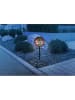 Globo lighting Lampa solarna LED w kolorze srebrnym na trzonku - wys. 52,5 cm