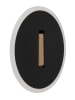 Globo lighting LED-Wandleuchte "Avery" in Schwarz - Ø 20,5 cm 
