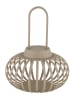 Globo lighting LED-Tischleuchte "Allegra" in Beige - (H)25,5 x Ø 20,5 cm