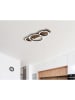 Globo lighting LED-Deckenleuchte "Tisha" in Braun/ Schwarz - (H)9,5 x Ø 30 cm