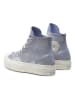 Converse Leder-Sneakers "Chuck Taylor Lift" in Silber/ Lila