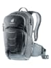 Deuter Fahrradrucksack "Attack 8 JR" in Grau/ Schwarz - (B)24 x (H)42 x (T)14 cm