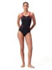 Speedo Badeanzug ''Eco+'' in Schwarz/ Orange