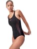 Speedo Strój kąpielowy "Eco Endurance+" w kolorze czarno-pomarańczowym