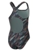 Speedo Strój kąpielowy "Eco" w kolorze czarno-oliwkowym
