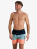 Happy Shorts Zwemshort donkerblauw/turquoise/oranje