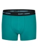 Happy Shorts 2er-Set: Boxershorts in Dunkelblau/ Grün