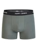 Happy Shorts 3-delige set: boxershorts zwart/kaki/grijs