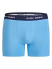 Happy Shorts 3er-Set: Boxershorts in Türkis/ Dunkelblau/ Hellblau