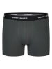 Happy Shorts Bokserki (2 pary) w kolorze czarno-antracytowym