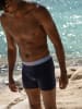 Happy Shorts 2er-Set: Boxershorts in Dunkelblau/ Hellblau