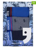 Happy Shorts 3-delige set: boxershorts donkerblauw/blauw/grijs